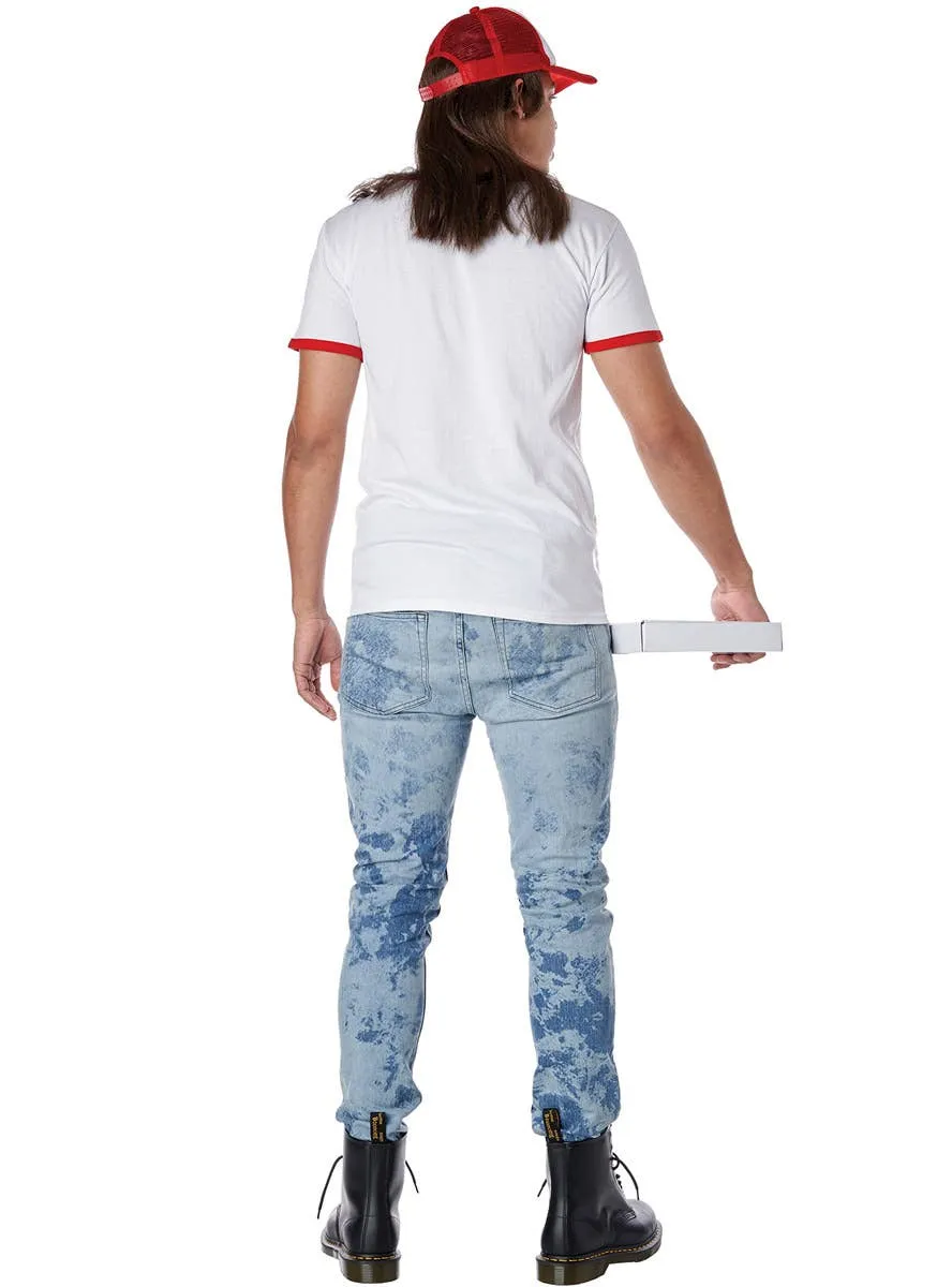 Rockin 90s Pizza Dude Mens Fancy Dress Costume