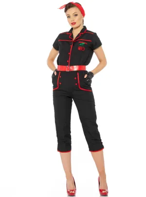 Rockin' Rockabilly Womens Retro 50s Fancy Dress Costume