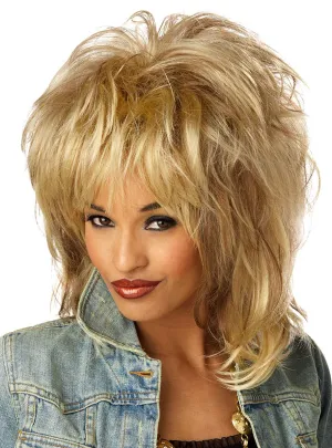 Rockin' Soul Womens 1980s Tina Turner Wig