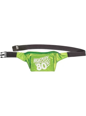 Rockin the 80s Green Bumbag Costume Accessory
