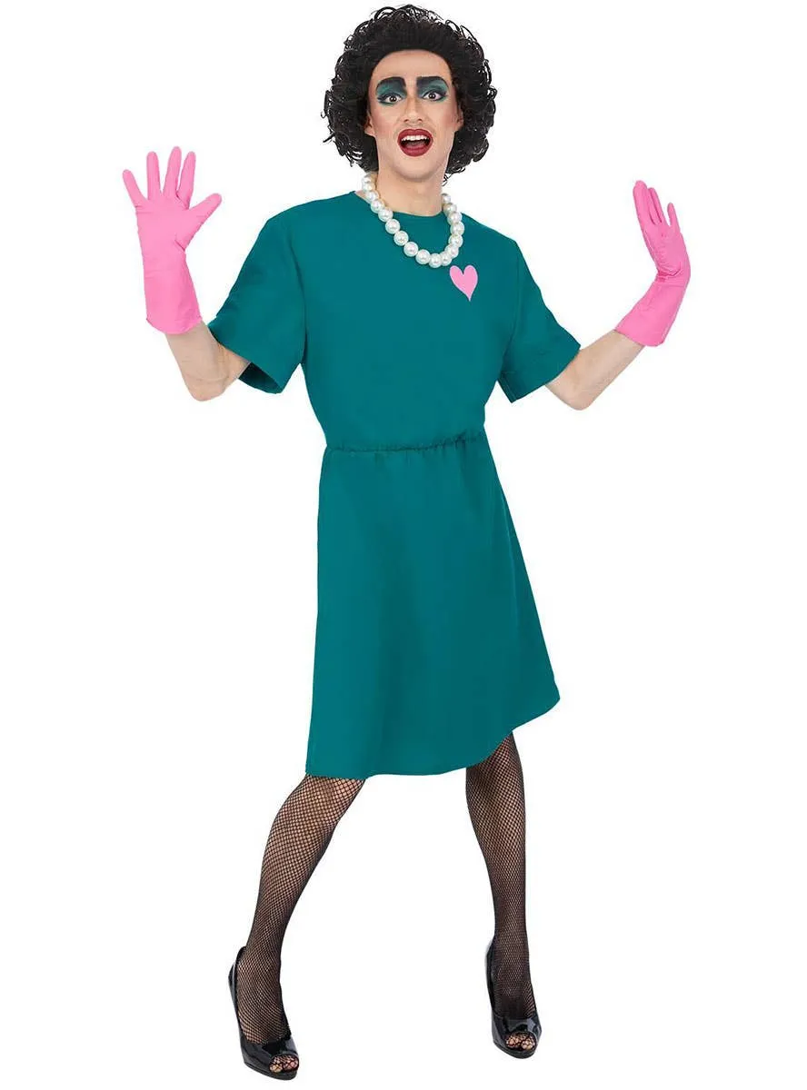 Rocky Horror Mens Green Surgeon Frank N Furter Costume