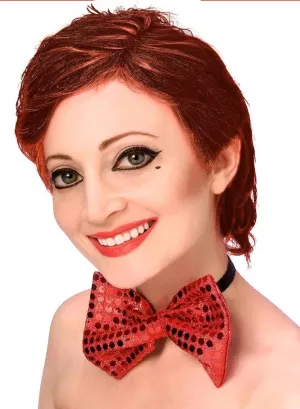Rocky Horror Womens Officially Licensed Colombia Red Wig