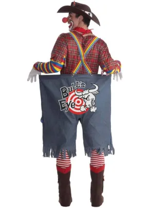 Rodeo Clown Funny Mens Circus Dress Up Costume