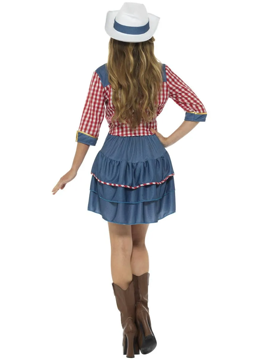 Rodeo Doll Womens Cowgirl Dress Up Costume