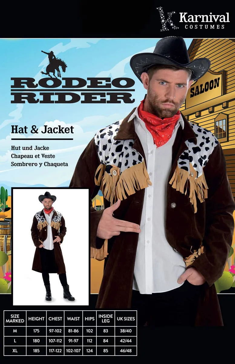 Rodeo Rider Texan Mens Fancy Dress Costume