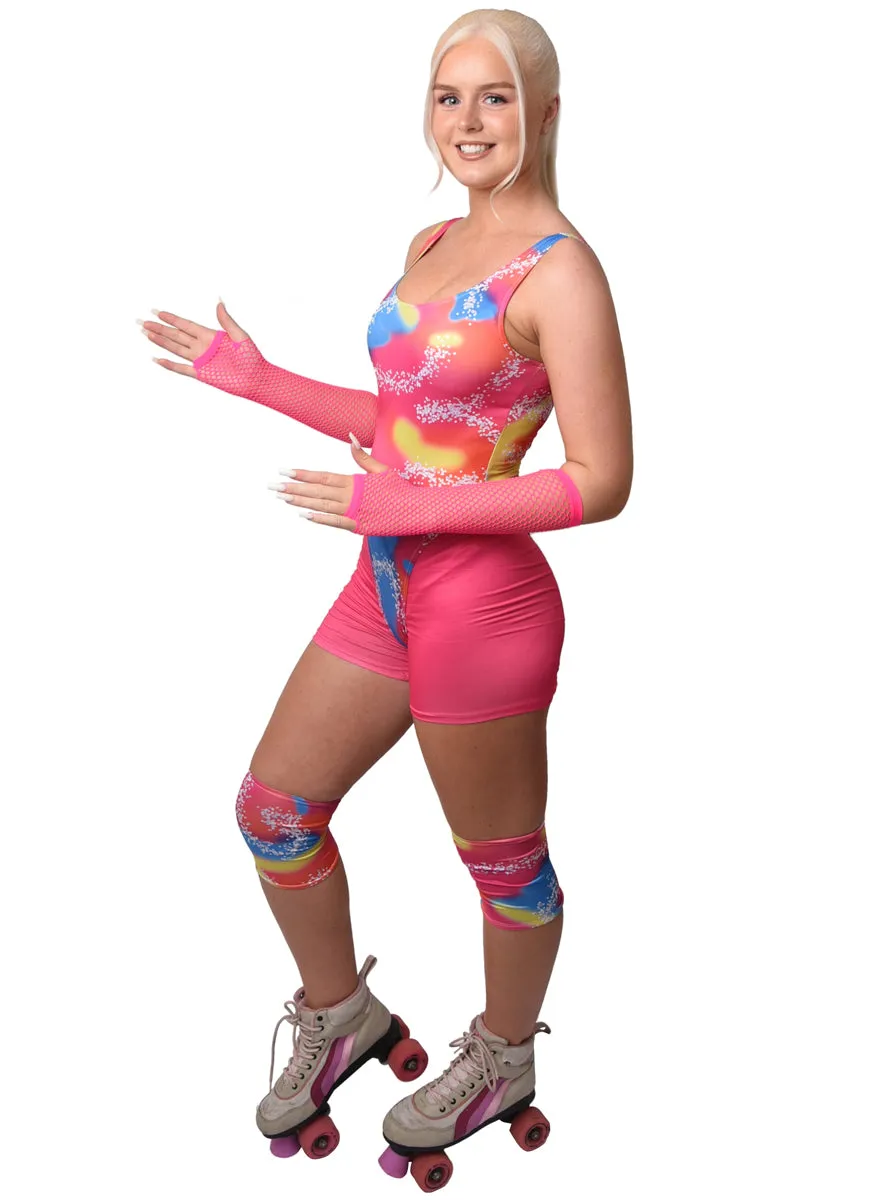 Roller Blader Womens 1980s Doll Costume