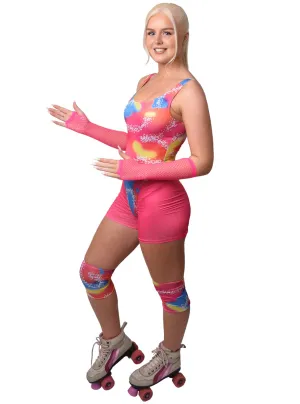 Roller Blader Womens 1980s Doll Costume
