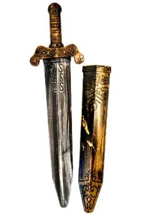 Roman Bronze Sword and Scabbard Set