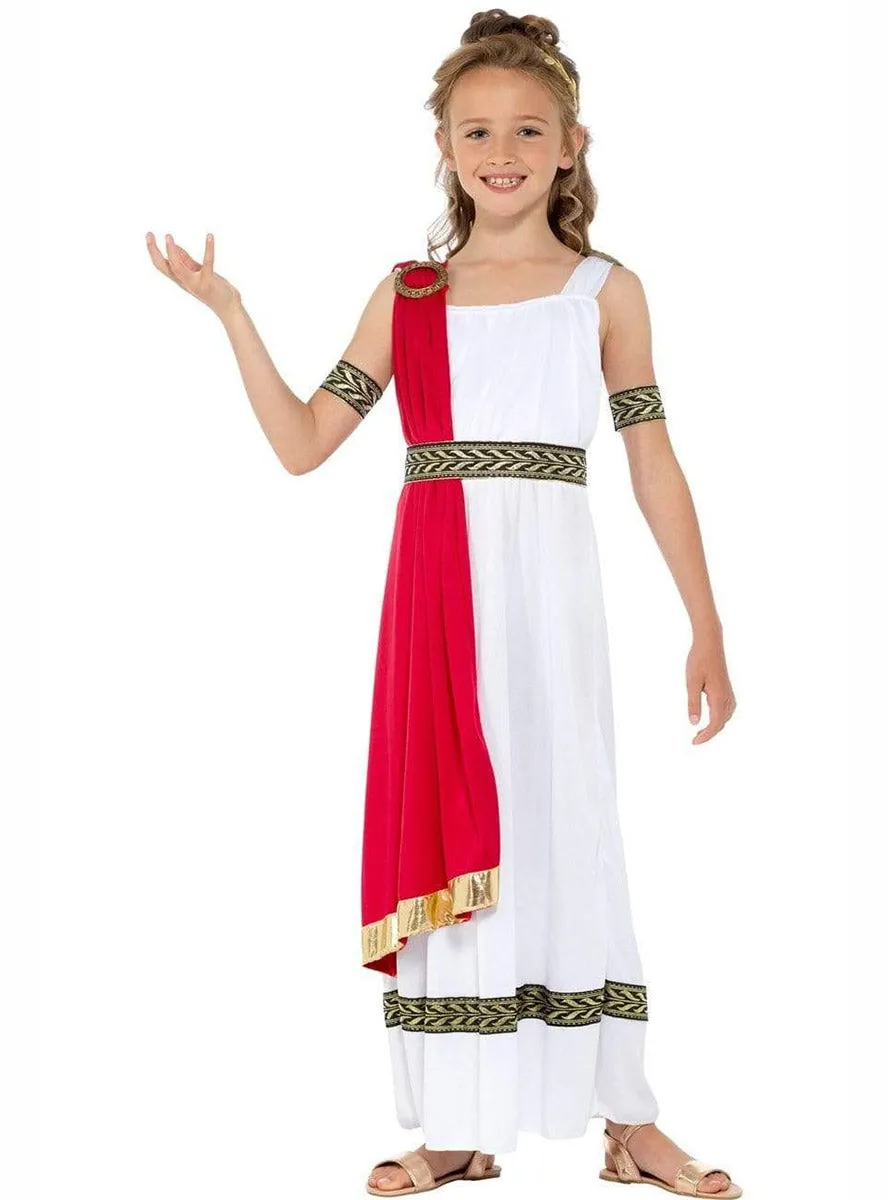 Roman Empress Girls Toga Costume