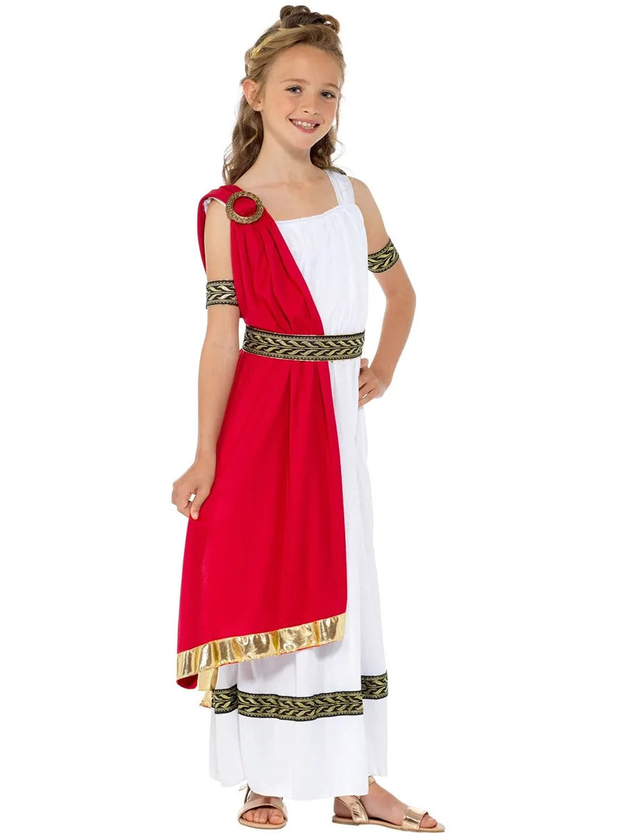 Roman Empress Girls Toga Costume