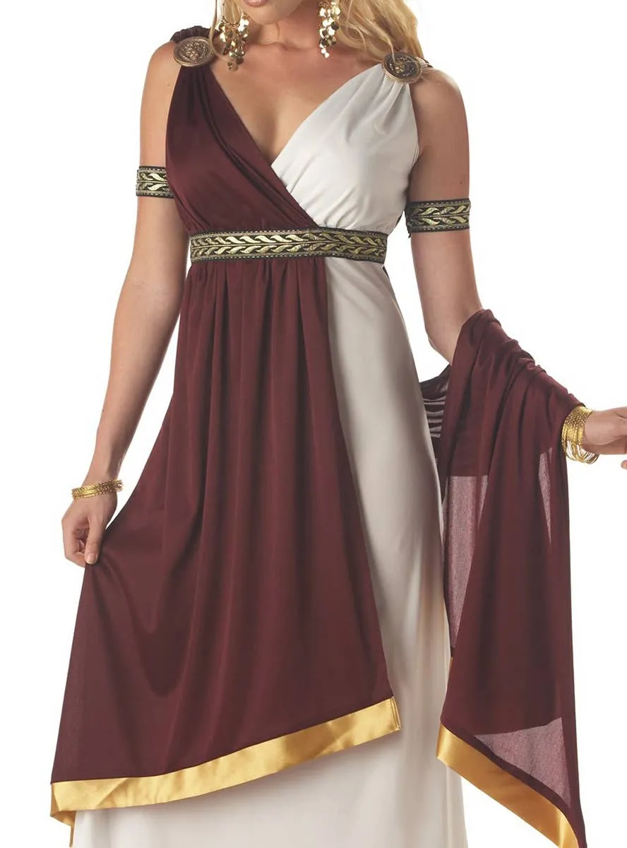 Roman Empress Womens Fancy Dress Costume