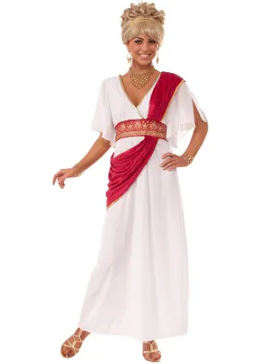 Roman Empress Womens Toga Dress Up Costume