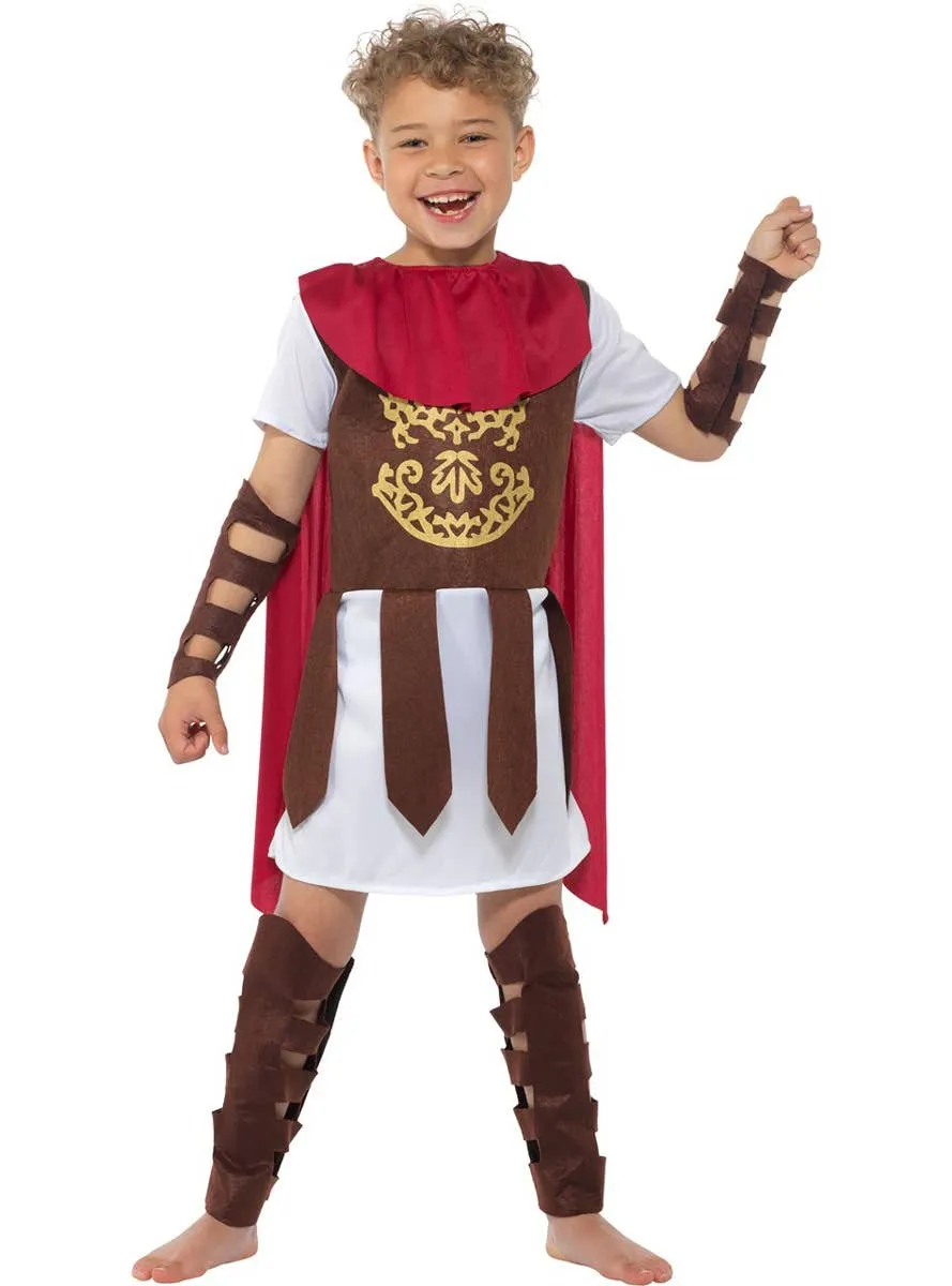 Roman Gladiator Boys Ancient Times Dress Up Costume