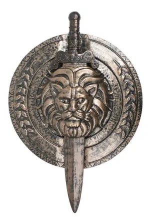 Roman Gladiator Bronze Sword and Shield