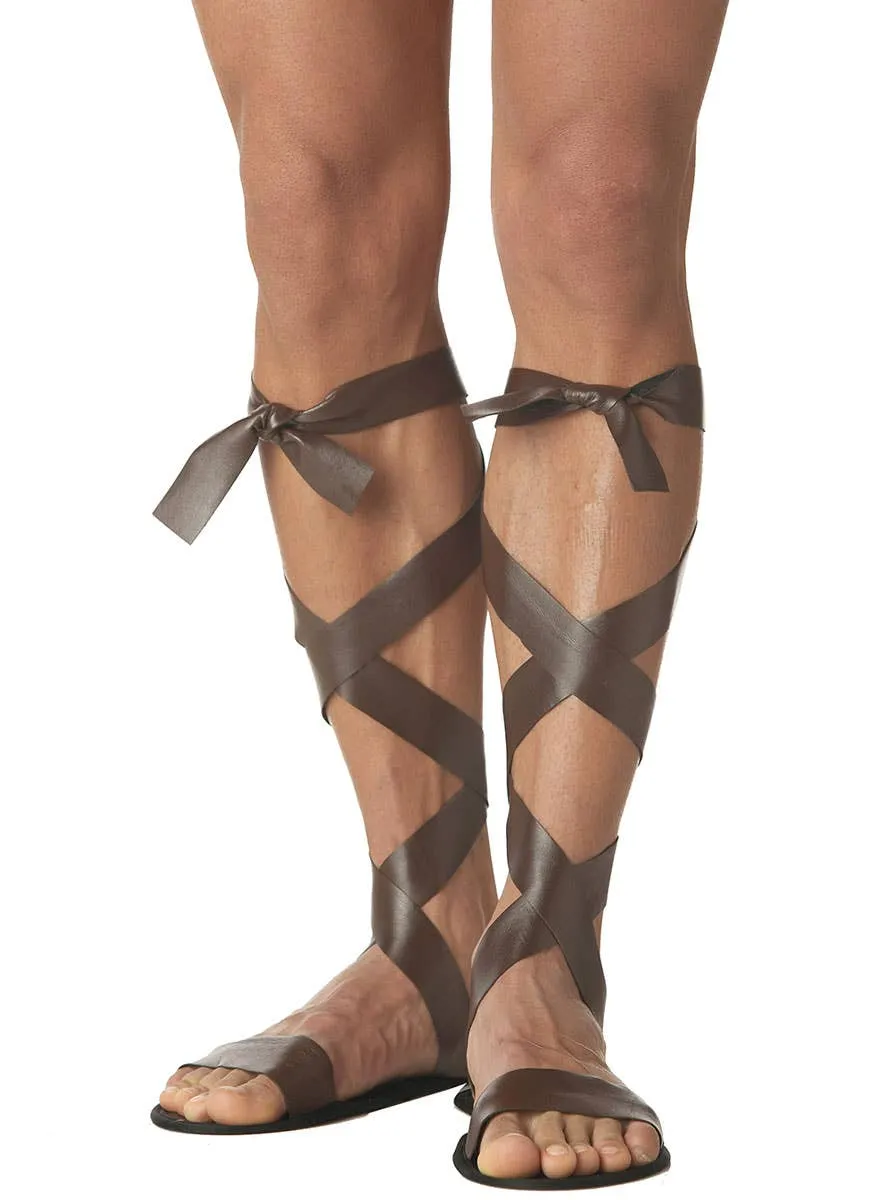 Roman Gladiator Mens Costume Sandals