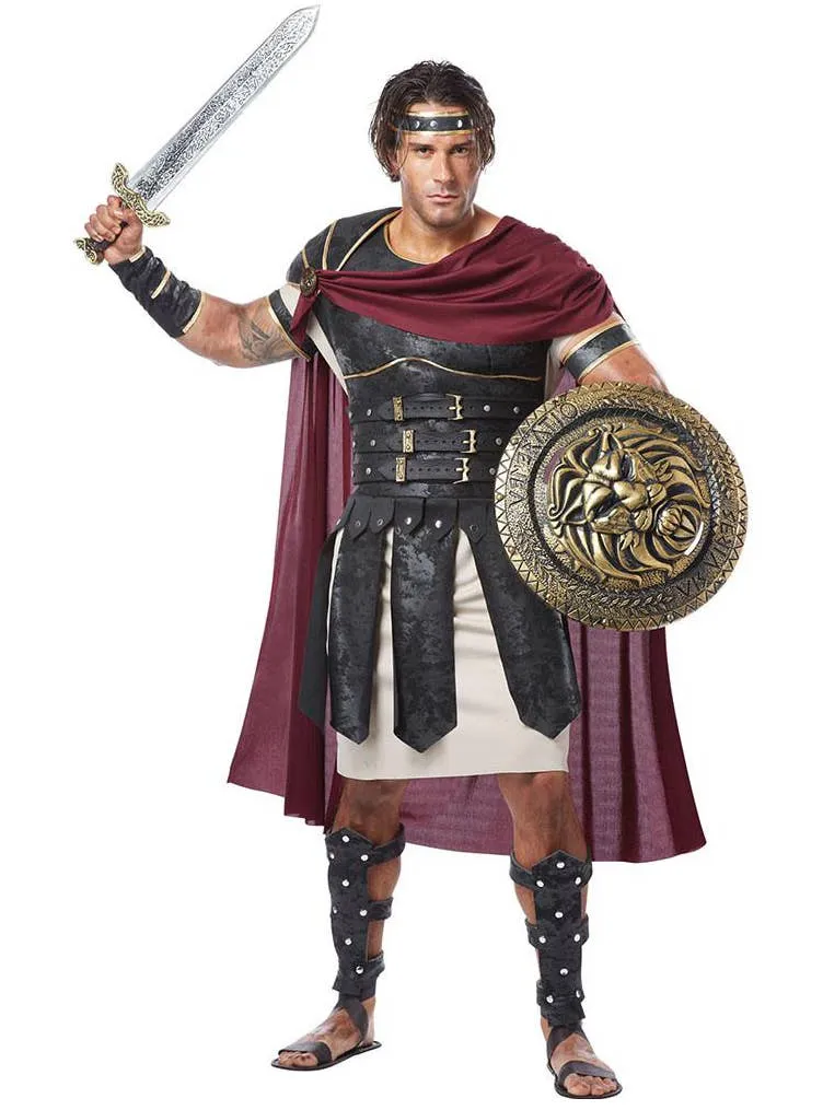 Roman Gladiator Mens Fancy Dress Costume
