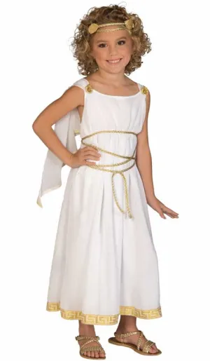 Roman Goddess Girls Fancy Dress Costume