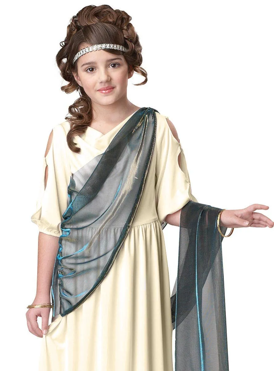 Roman Princess Girls Fancy Dress Costume