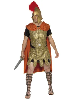 Roman Soldier Deluxe Mens Gladiator Costume