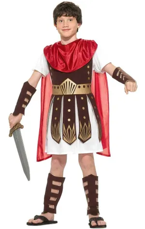 Roman Warrior Boys Gladiator Costume