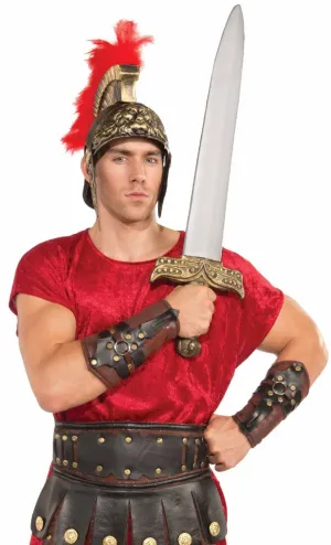Roman Warrior Mens Arm Guards Costume Accessory