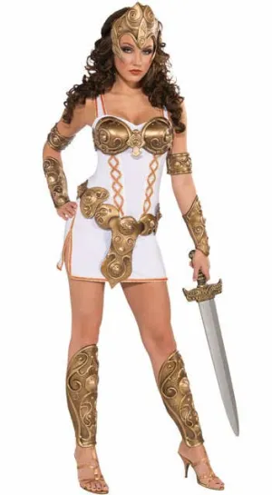 Roman Womens Deluxe Sexy Gladiator Warrior Costume