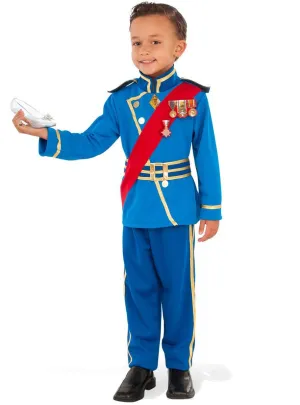 Royal Blue Prince Charming Boys Storybook Costume