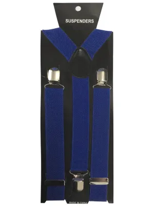 Royal Blue Suspenders Costume Accessory Braces