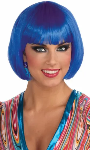 Royal Blue  Womens Bob Costume Wig