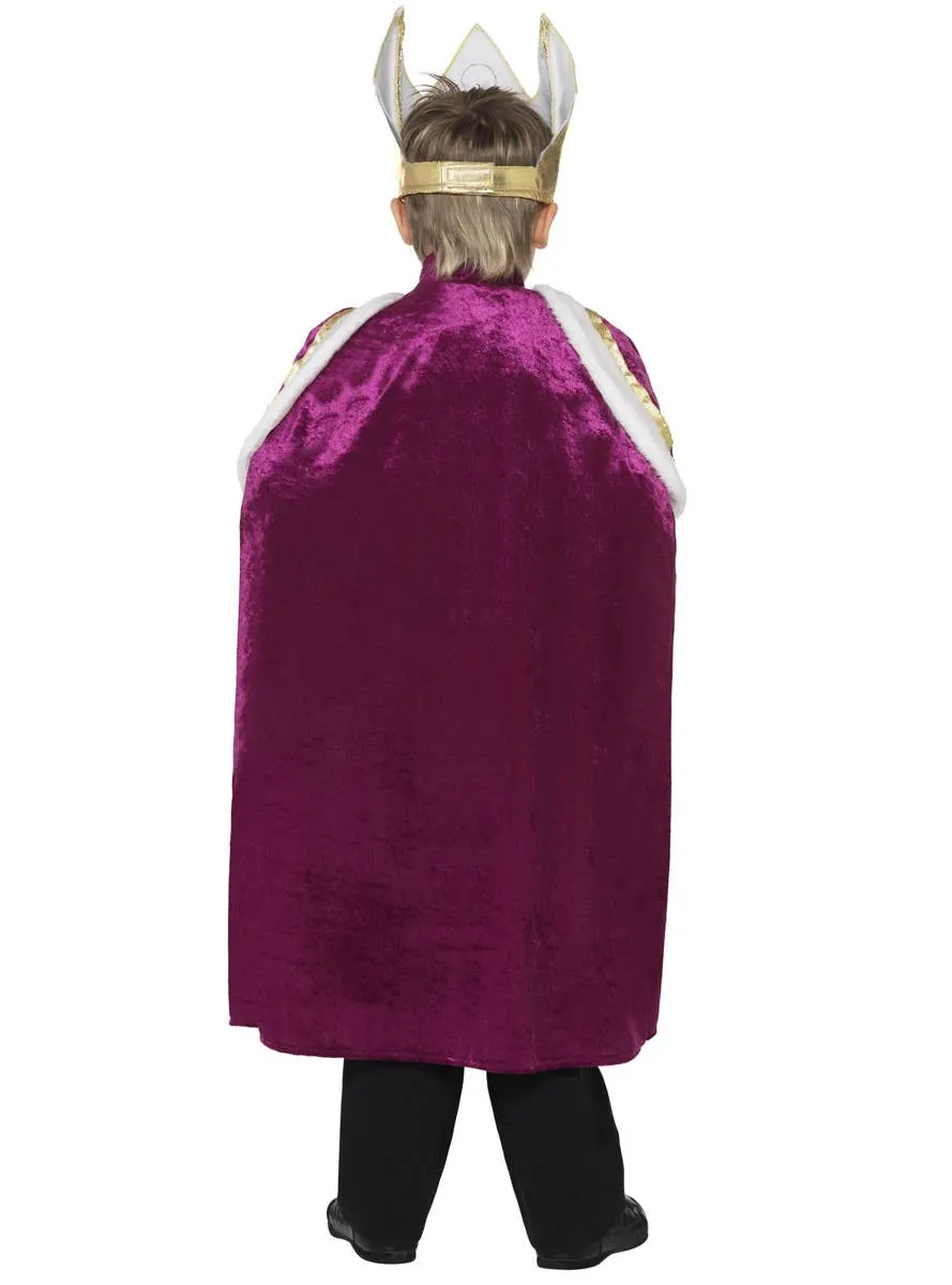 Royal King Boys Dress Up Cape Costume