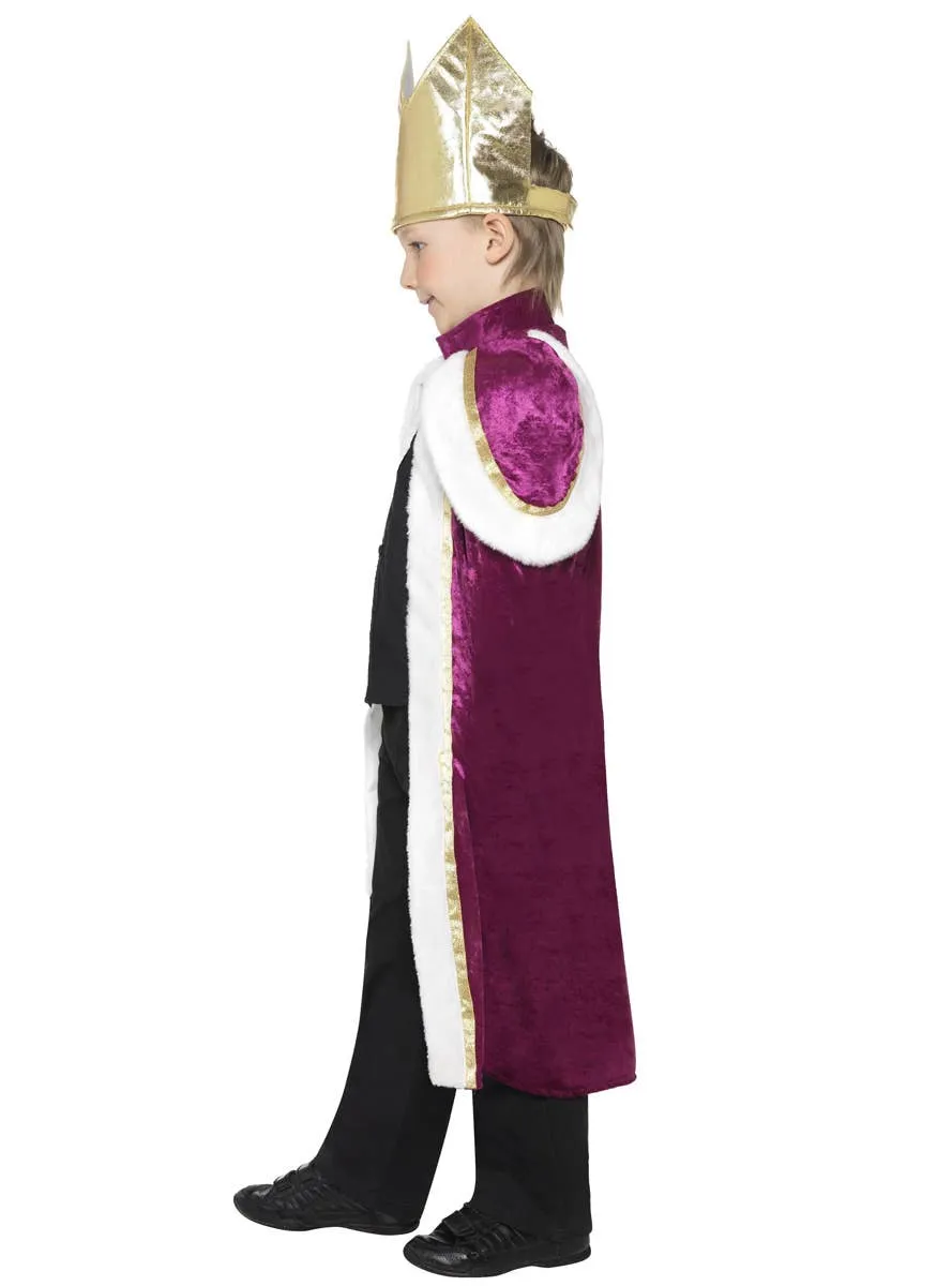 Royal King Boys Dress Up Cape Costume