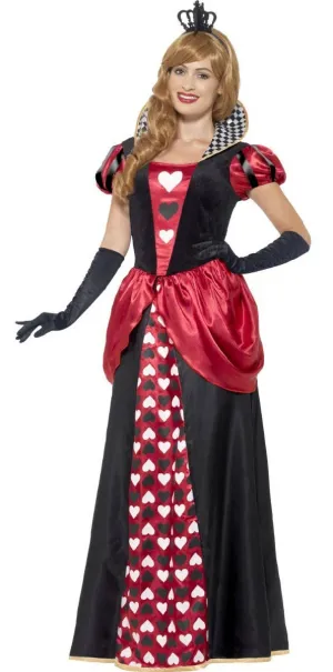 Royal Red Queen Womens Fancy Dress Costume