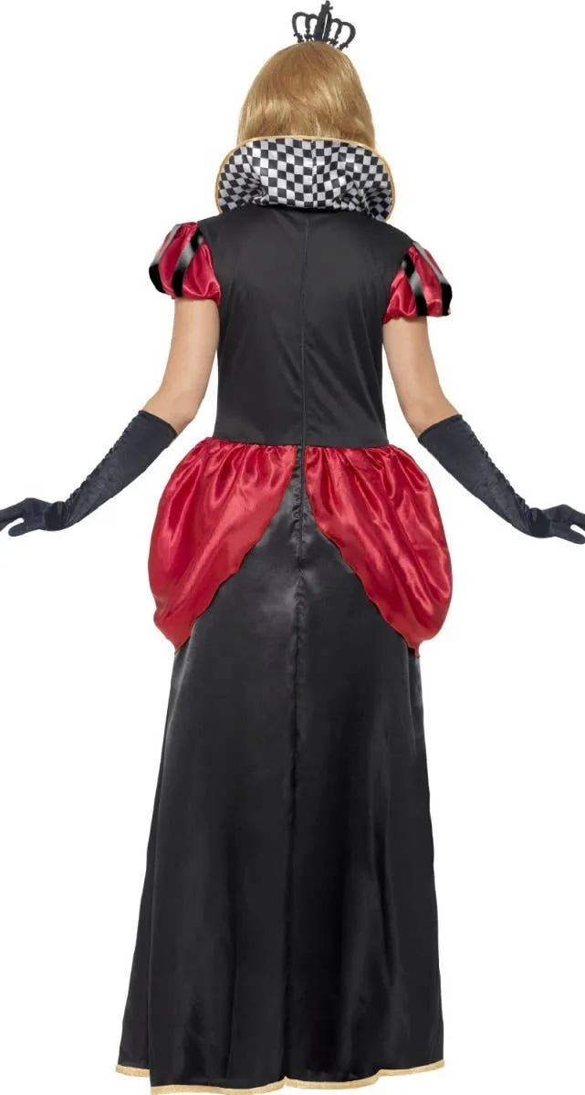 Royal Red Queen Womens Fancy Dress Costume