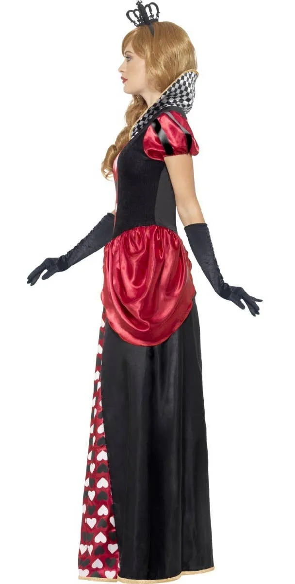 Royal Red Queen Womens Fancy Dress Costume