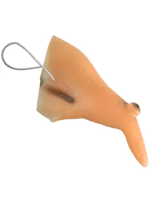 Rubber Warty Witch Nose on Elastic String