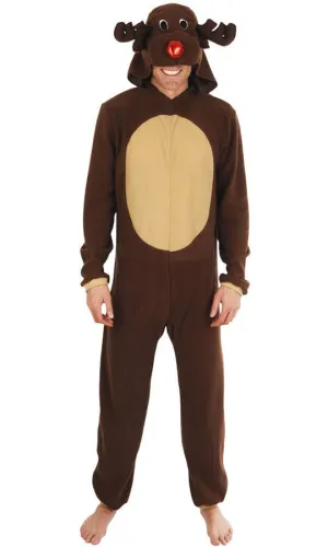 Rudolph the Red Nosed Reindeer Christmas Onesie Costume