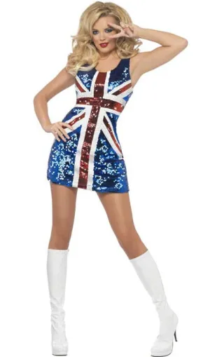Rule Britannia Womens Fancy Dress Costume