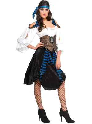 Rum Runner Womens Pirate Wench Fancy Dress Costume
