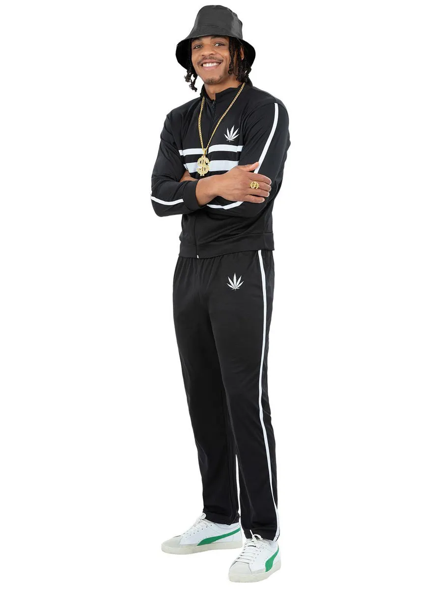 Running MC Mens 90s Rapper Costume Tracksuit