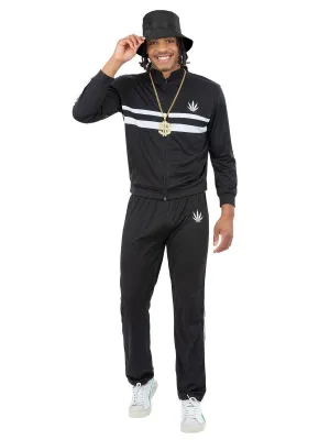 Running MC Mens 90s Rapper Costume Tracksuit