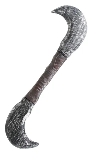 Rustic Medieval Warrior Novelty Twin Blade Weapon