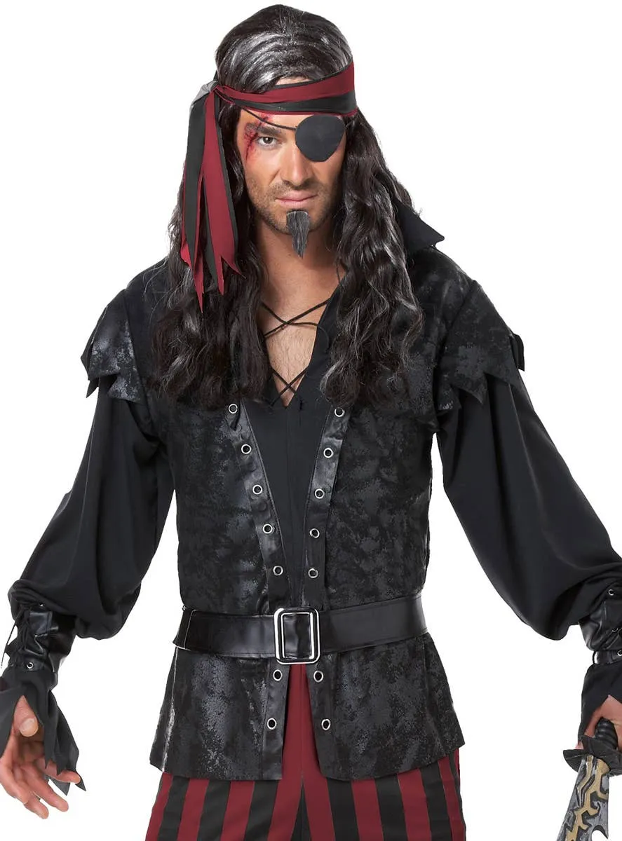 Ruthless Rogue Mens Pirate Fancy Dress Costume