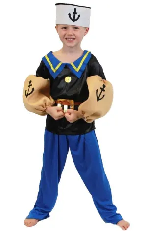 Sailor Man Boys Fancy Dress Costume