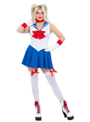 Sailor Scout Sexy Plus Size Womens Anime Character Costume
