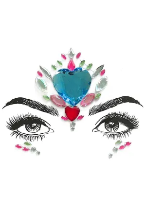 Sailor Scout Stick on Face Jewels Costume Accessory