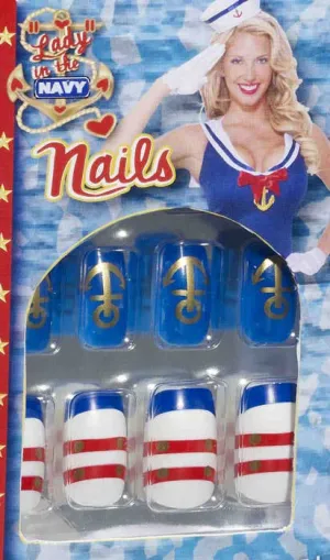Sailor Sweetie Stick On Nails