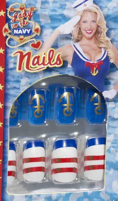 Sailor Sweetie Stick On Nails
