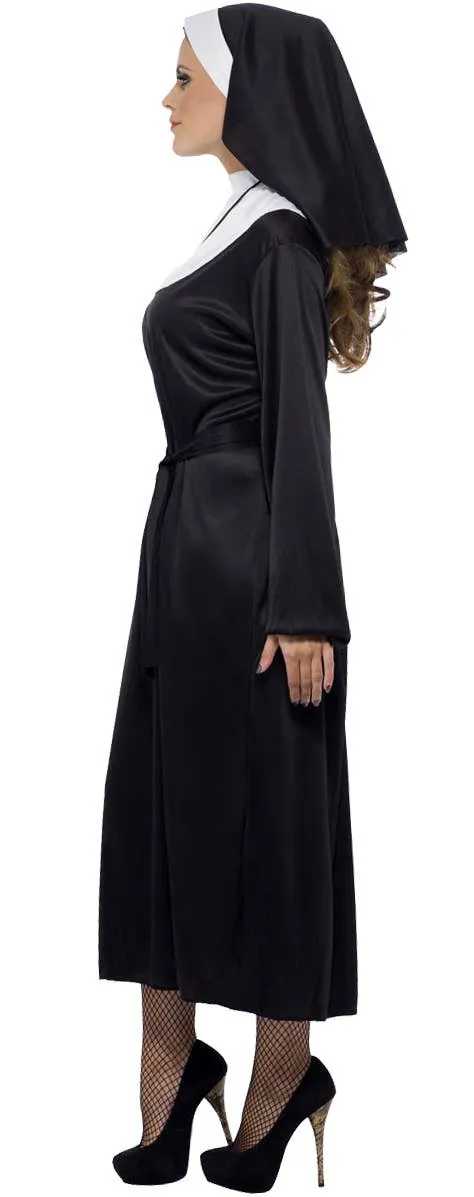 Saintly Religious Nun Womens Fancy Dress Costume