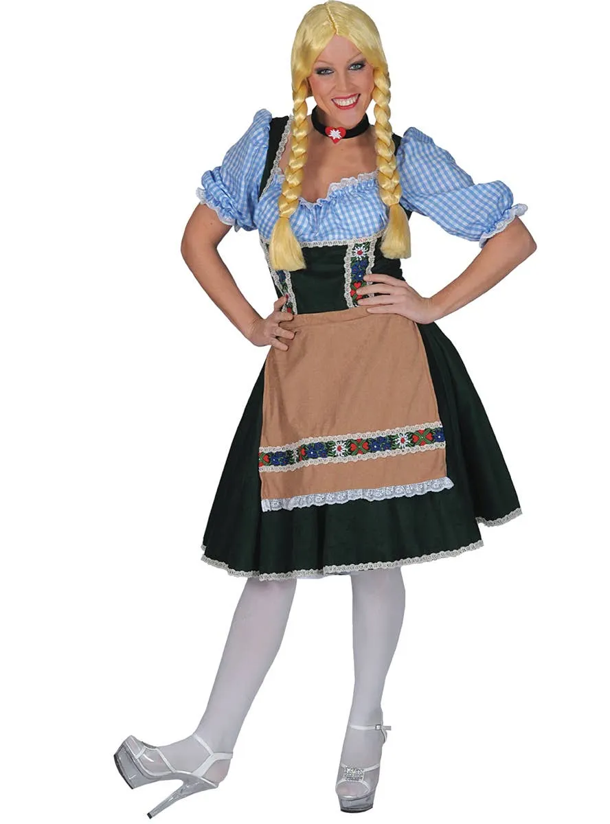Salzburg Oktoberfest Womens Austrian Beer Maid Costume