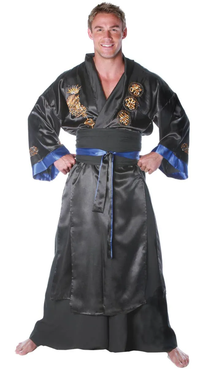 Samurai Warrior Mens Japanese Fancy Dress Costume